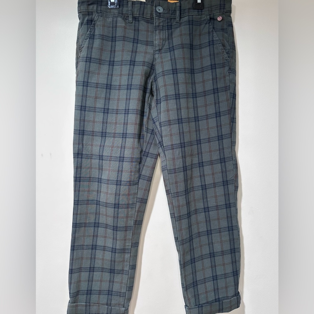 Pilcro and the Letterpress Plaid Ankle Pants - Hyphen Fit
